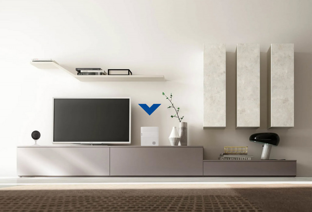 immagine allarme casa salone protetto very alarm